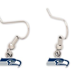Seahawks Necklace and Earrings